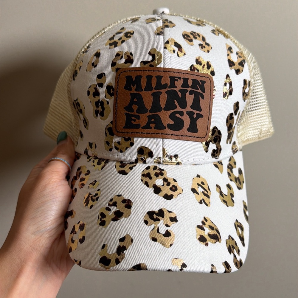 Leopard Print Trucker Hat